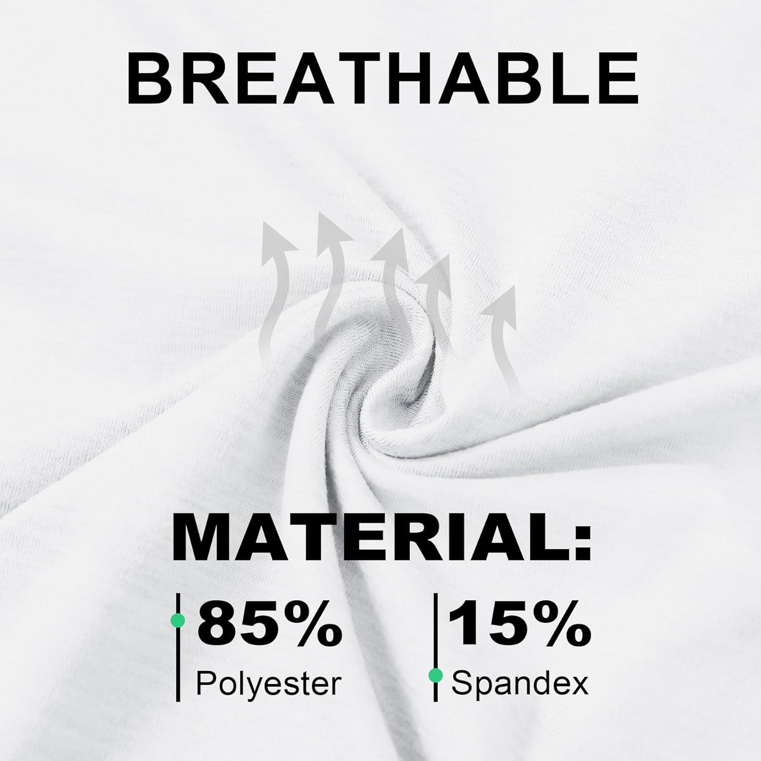 imageM MAELREG Golf Shirts for Men Dry Fit Performance Lightweight Heather Contrast Collar Mens Polo Shirts Short and Long SleeveWhite