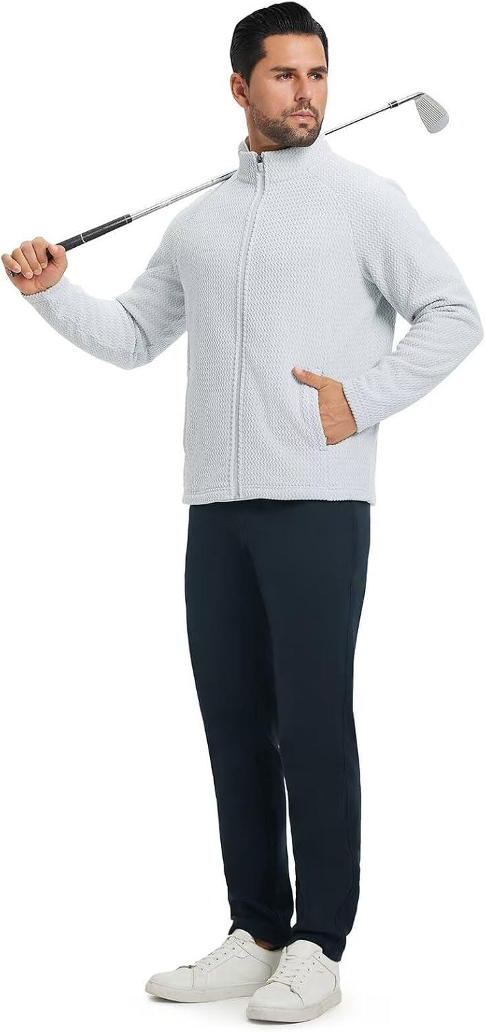 imageM MAELREG Golf Pants Men Classic Fit 303234 Lightweight 5 Pockets Casual Trousers Moisture Wicking Mens Dress PantsNavy