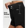M MAELREG Women’s 2 in 1 Athletic Running Shorts 4″ High Waisted Tummy Control Workout Shorts Mesh Liner Quick Dry Gym Shorts(Black)