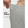 M MAELREG Women’s 2 in 1 Athletic Running Shorts 4″ High Waisted Tummy Control Workout Shorts Mesh Liner Quick Dry Gym Shorts(Glacier Grey)
