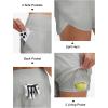 M MAELREG Women’s 2 in 1 Athletic Running Shorts 4″ High Waisted Tummy Control Workout Shorts Mesh Liner Quick Dry Gym Shorts(Glacier Grey)