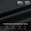 M MAELREG Women’s Golf Skirts Skort with Zipper Pockets High Waisted Lightweight Tennis Skirt with Shorts Running Athletic(Black)