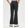 M MAELREG Womens Golf Pants with Pockets Flare Leggings High Waist Stretch Tall Bootcut Wide Leg Lounge Work Yoga Pants Women(Black)