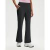 M MAELREG Womens Golf Pants with Pockets Flare Leggings High Waist Stretch Tall Bootcut Wide Leg Lounge Work Yoga Pants Women(Black)