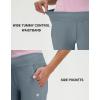 M MAELREG Womens Golf Pants with Pockets Flare Leggings High Waist Stretch Tall Bootcut Wide Leg Lounge Work Yoga Pants Women(Grey Blue)