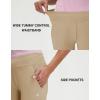M MAELREG Womens Golf Pants with Pockets Flare Leggings High Waist Stretch Tall Bootcut Wide Leg Lounge Work Yoga Pants Women(Light Khaki)