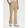M MAELREG Womens Golf Pants with Pockets Flare Leggings High Waist Stretch Tall Bootcut Wide Leg Lounge Work Yoga Pants Women(Light Khaki)