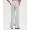 M MAELREG Womens Golf Pants with Pockets Flare Leggings High Waist Stretch Tall Bootcut Wide Leg Lounge Work Yoga Pants Women(Silver Gray)