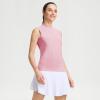 M MAELREG Women’s Mock Neck Golf Tennis Tank Top Sleeveless Moisture Wicking Stretch Pull On Athletic Tops(Lavender)