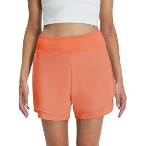 M MAELREG Women’s 16″ Golf Tennis Skirt – 3-1/8″ High Waisted A-Line Flowy Skort with Shorts Underneath & 3 Pockets(Peach Pink)