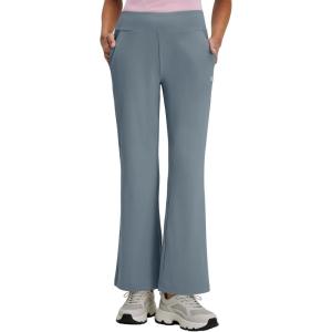 M MAELREG Womens Golf Pants with Pockets Flare Leggings High Waist Stretch Tall Bootcut Wide Leg Lounge Work Yoga Pants Women(Grey Blue)