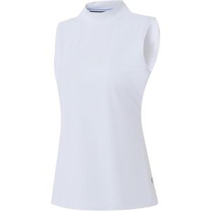 M MAELREG Women’s Mock Neck Golf Tennis Tank Top Sleeveless Moisture Wicking Stretch Pull On Athletic Tops(White)