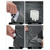 M MAELREG Mens Hybrid Golf Shorts 7 Inch Inseam Lightweight Flat Front Dress Shorts with Pockets(Iron Grey)