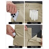 M MAELREG Mens Hybrid Golf Shorts 7 Inch Inseam Lightweight Flat Front Dress Shorts with Pockets(Khaki)