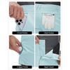 M MAELREG Mens Hybrid Golf Shorts 7 Inch Inseam Lightweight Flat Front Dress Shorts with Pockets(Light Blue)