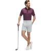 M MAELREG Mens Hybrid Golf Shorts 7 Inch Inseam Lightweight Flat Front Dress Shorts with Pockets(Newport Blue)