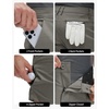 M MAELREG Mens Hybrid Golf Shorts 7 Inch Inseam Lightweight Flat Front Dress Shorts with Pockets(Tea Brown)