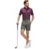 M MAELREG Mens Hybrid Golf Shorts 7 Inch Inseam Lightweight Flat Front Dress Shorts with Pockets(Tea Brown)