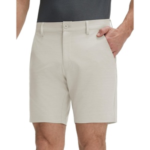 M MAELREG Mens Hybrid Golf Shorts 7 Inch Inseam Lightweight Flat Front Dress Shorts with Pockets(Fossil)