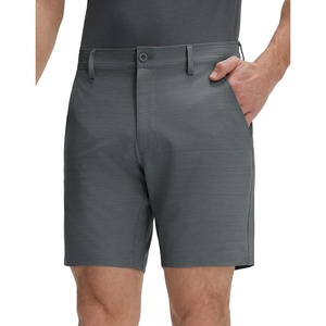 M MAELREG Mens Hybrid Golf Shorts 7 Inch Inseam Lightweight Flat Front Dress Shorts with Pockets(Iron Grey)