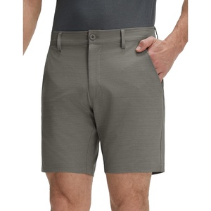 M MAELREG Mens Hybrid Golf Shorts 7 Inch Inseam Lightweight Flat Front Dress Shorts with Pockets(Tea Brown)