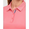 M MAELREG Womens Golf Dress with 2 Pockets on Separate Shorts UPF50+ Tennis Athletic Dress Moisture Wicking 4-Way Stretch(Pink)